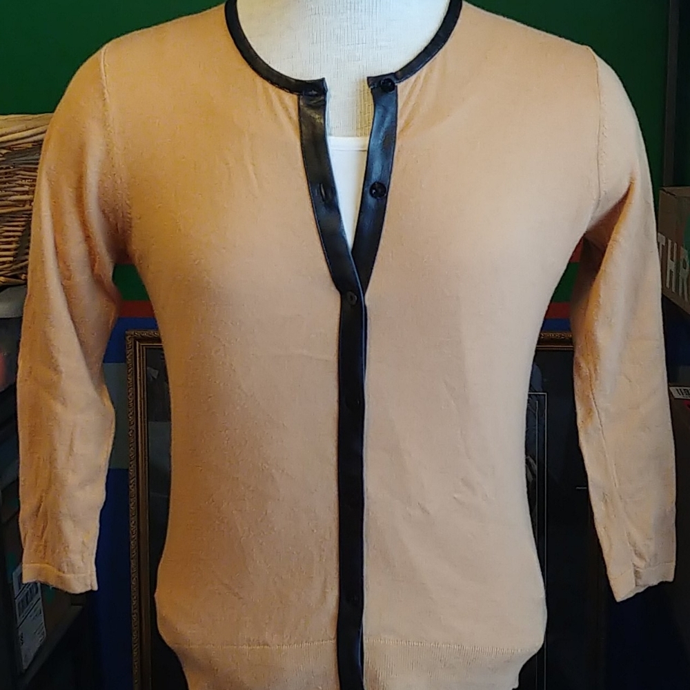 August Silk heritage cardigan sweater